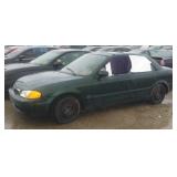 1999 MAZDA PROTEGE 4 DOOR GREEN