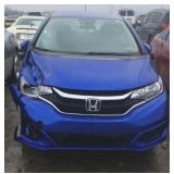 2019 HONDA FIT 4 DOOR BLUE