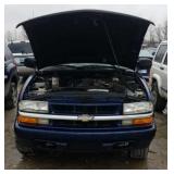 2001 CHEVROLET BLAZER SPORTS UTILITY BLUE