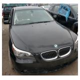 2007 BMW 5 SERIES 4 DOOR BLACK