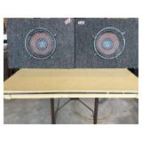 12" MTX car audio speakers