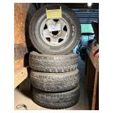 Ford rims and tires by hankook 265/75r 16