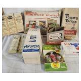Vtg. Empty boxes steel service station ,uncool