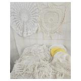 Vtg Handmade crocheted lace dailies/ Handmade