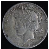 1922-S Silver Peace Dollar