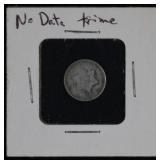 NO DATE Silver Trime