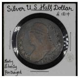 1814 Capped Bust Silver Half Dollar