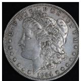 1884-S Morgan Silver Dollar