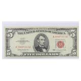 1963 $5 Red Seal United States Note