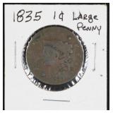 1835 Large Cent Coin