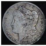 1902-O Morgan Silver Dollar