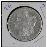 1891-O Morgan Silver Dollar