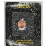 2000-P Cheerios Millenium Penny