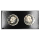 1973-S Proof, 1974-S Eisenhower Dollars
