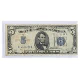 1934D $5 Silver Certificate