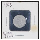 1865 3 Cent Nickel