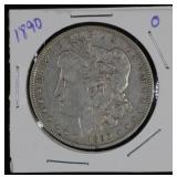 1890-O Morgan Silver Dollar