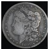 1891-O Morgan Silver Dollar