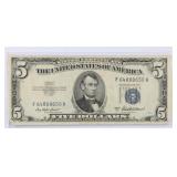 1953A $5 Silver Certificate