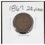 1867 2 Cent Piece