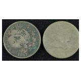 1857, NODATE Flying Eagle Cents