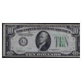1934 Green Seal $10 Federal Reserve Note
