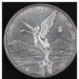 1 oz t. 999 Fine Silver Mexican Libertad Round