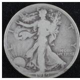 1919 Walking Liberty Half Dollar, 90% Silver