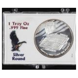 1 oz t. 999 Fine Silver 