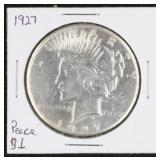 1927 Silver Peace Dollar