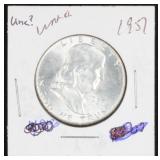 1957 UNC? Franklin Half Dollar
