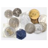 Assorted Commemorative Tokens and Medals