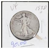 1938-D Walking Liberty Half Dollar