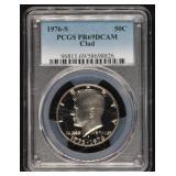 1976-S PCGS PR69DCAM 50C Half Dol.
