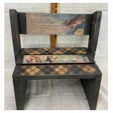 Wooden Nursery Rhyme Bench/Step