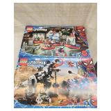 2 Spiderman lego set