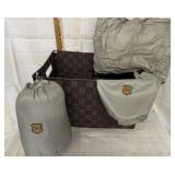 2 Field & Stream Camping Pillows & Basket