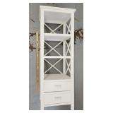 Wooden storage shelf