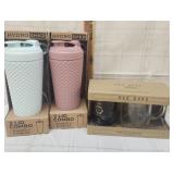 2 New Tumblers, Rae Dunn, Jar Of Honey