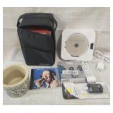 Slim Cd Player, Lot Of Cd