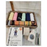 Loops & Thread crochet kit , ribbon, Yarn