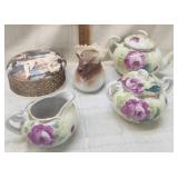 Lot Of Lovely Porcelain Handpainted Serving Pieces