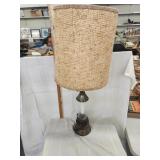 Vtg. Rustic lamp