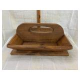 Hand Made Wooden Tray with Handle