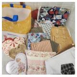 Fabric Remnants, Heart shape decor