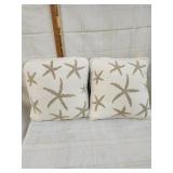 2 pottery barn pillows