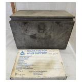 Vtg. Metal box , Emergency box