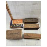 Vtg. Advertising boxed, wolf Bros. Box
