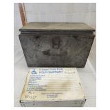 Vtg. Metal box , Emergency box