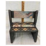 Wooden Nursery Rhyme Bench/Step